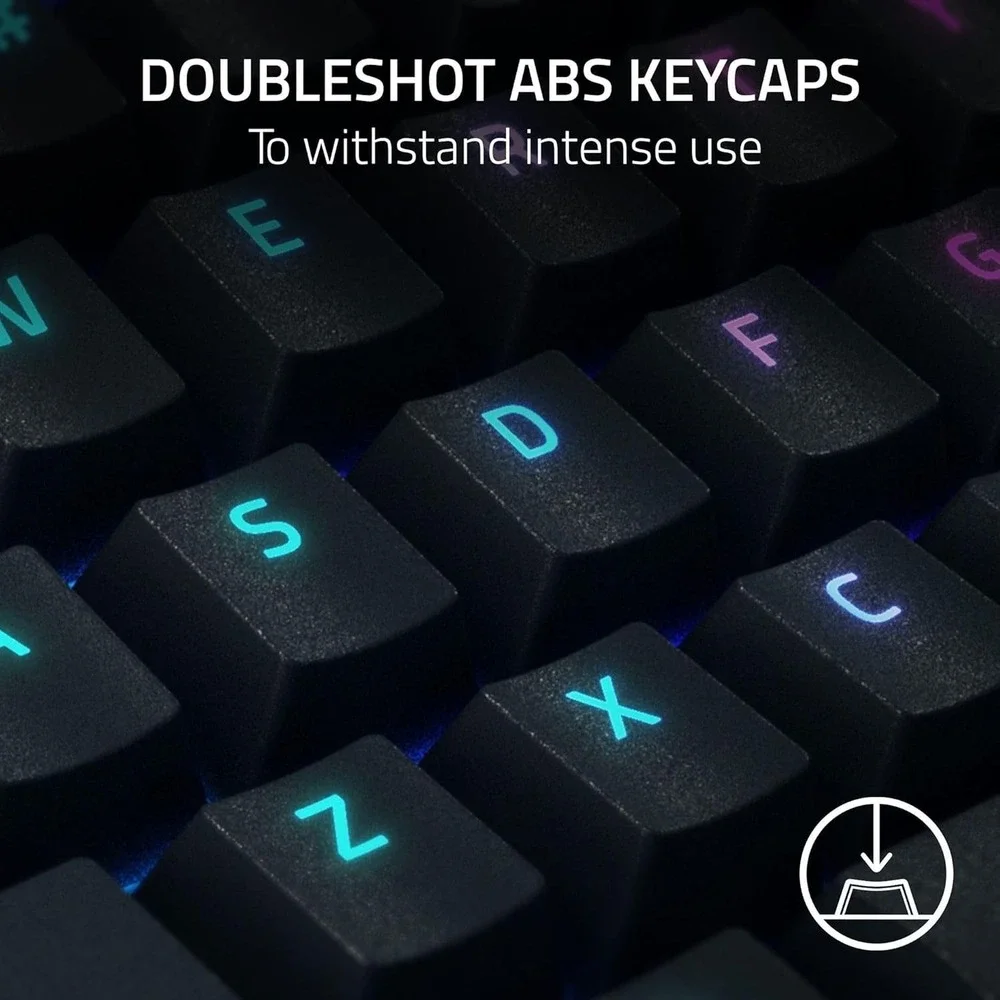 Razer BlackWidow‎ V4 X RGB Mechanical Keyboard Yellow Linear Switch PC